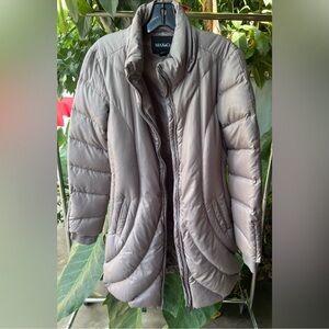 Max & co wool puffer quilted long coat